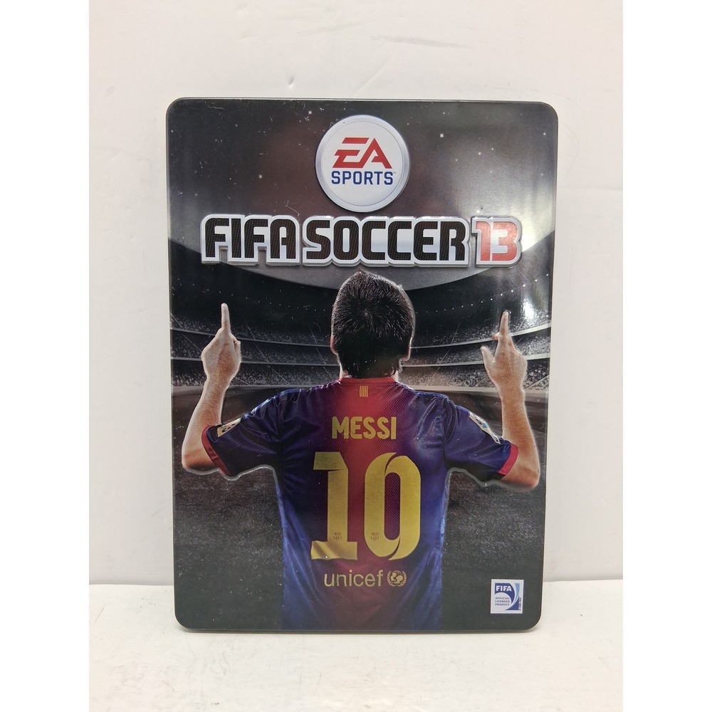 FIFA Soccer 13 PS3 SteelBook Edition Lionel Messi EA Sports PlayStation 3 Game